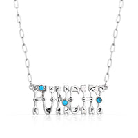 Montana Silversmiths Punchy Charm Turquoise Necklace