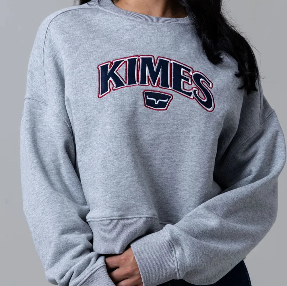 Kimes Ranch Women's Colfax Crew Sweatshirt in Grey Heather