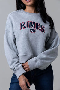 Kimes Ranch Women's Colfax Crew Sweatshirt in Grey Heather