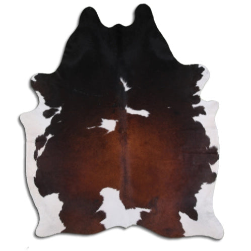 X-Large Exotic Tricolor Cowhide Rug