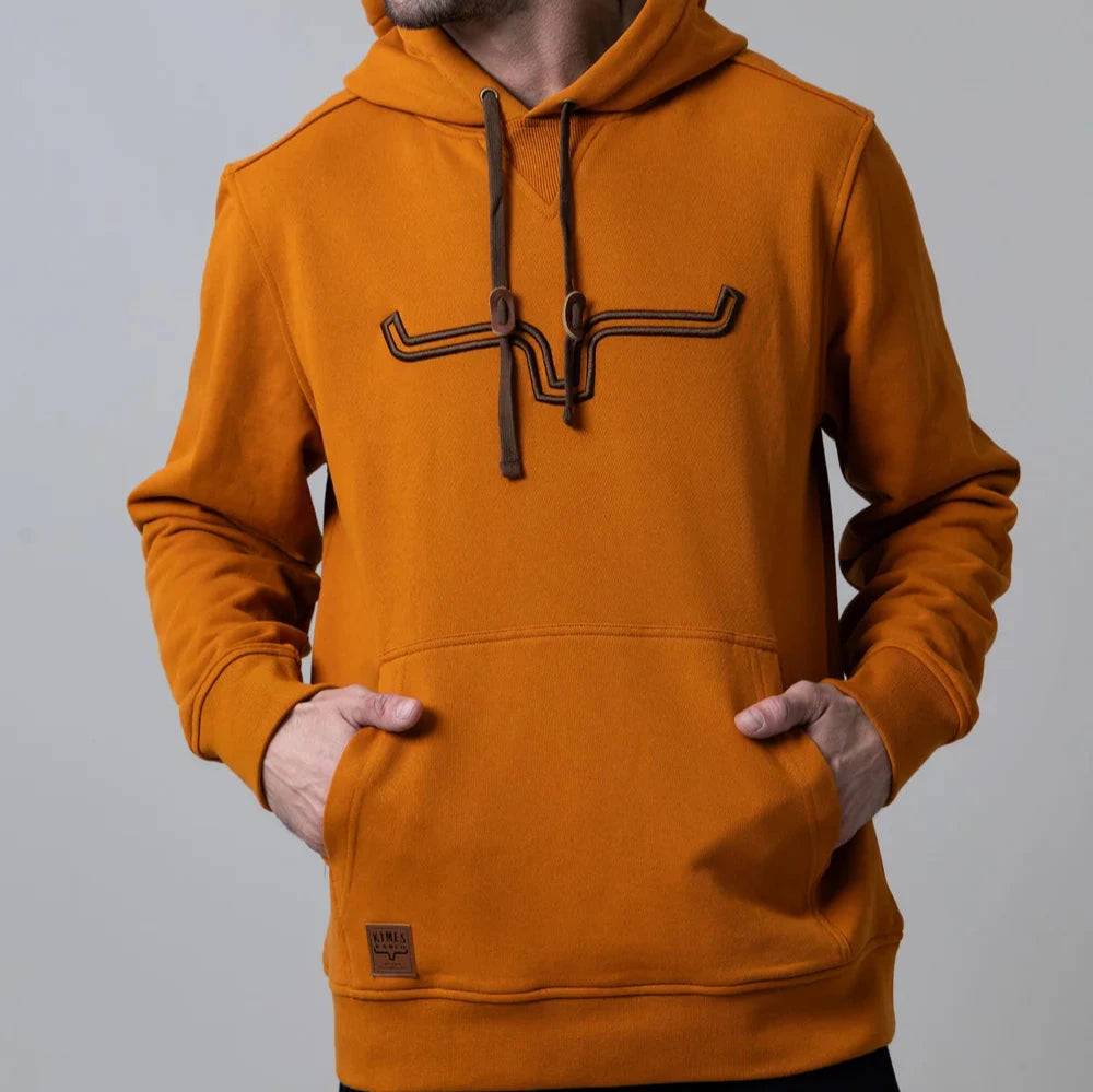 Kimes Ranch Men's Fast Talker Hoodie in Burnt Orange