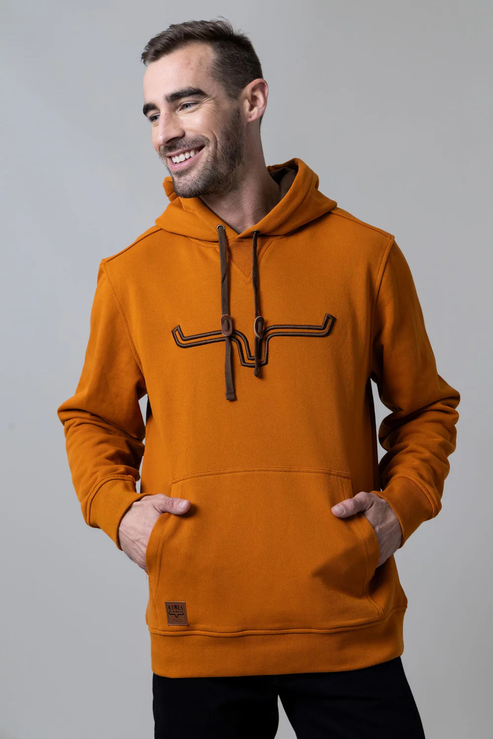 Kimes Ranch Men's Fast Talker Hoodie in Burnt Orange