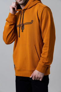 Kimes Ranch Men's Fast Talker Hoodie in Burnt Orange