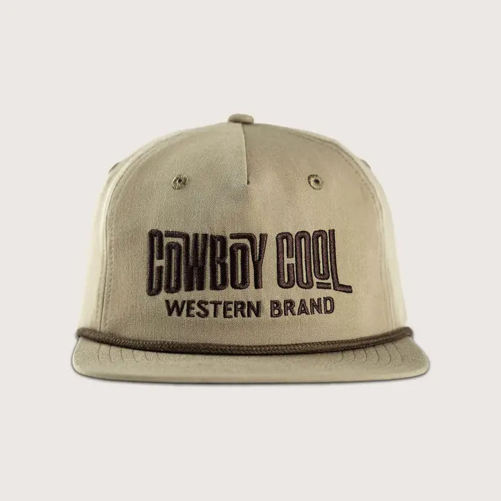 Cowboy Cool "Wave Rider" Rope Hat in Tan