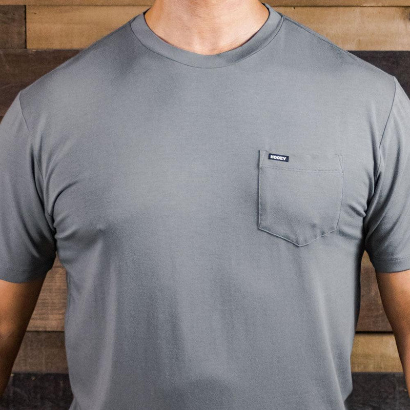 Hooey Men's San Jose Bamboo Pocket Tee in Grey