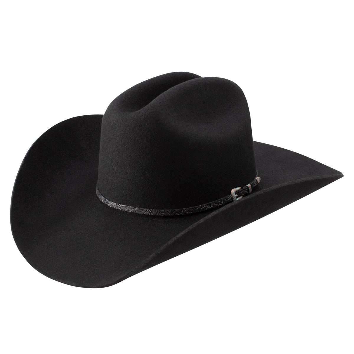 Stetson Red Rocks 3X Wool Felt Cowboy Hat in Black