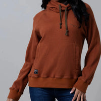 Kimes Ranch Women's Laguna Hoodie in Brown