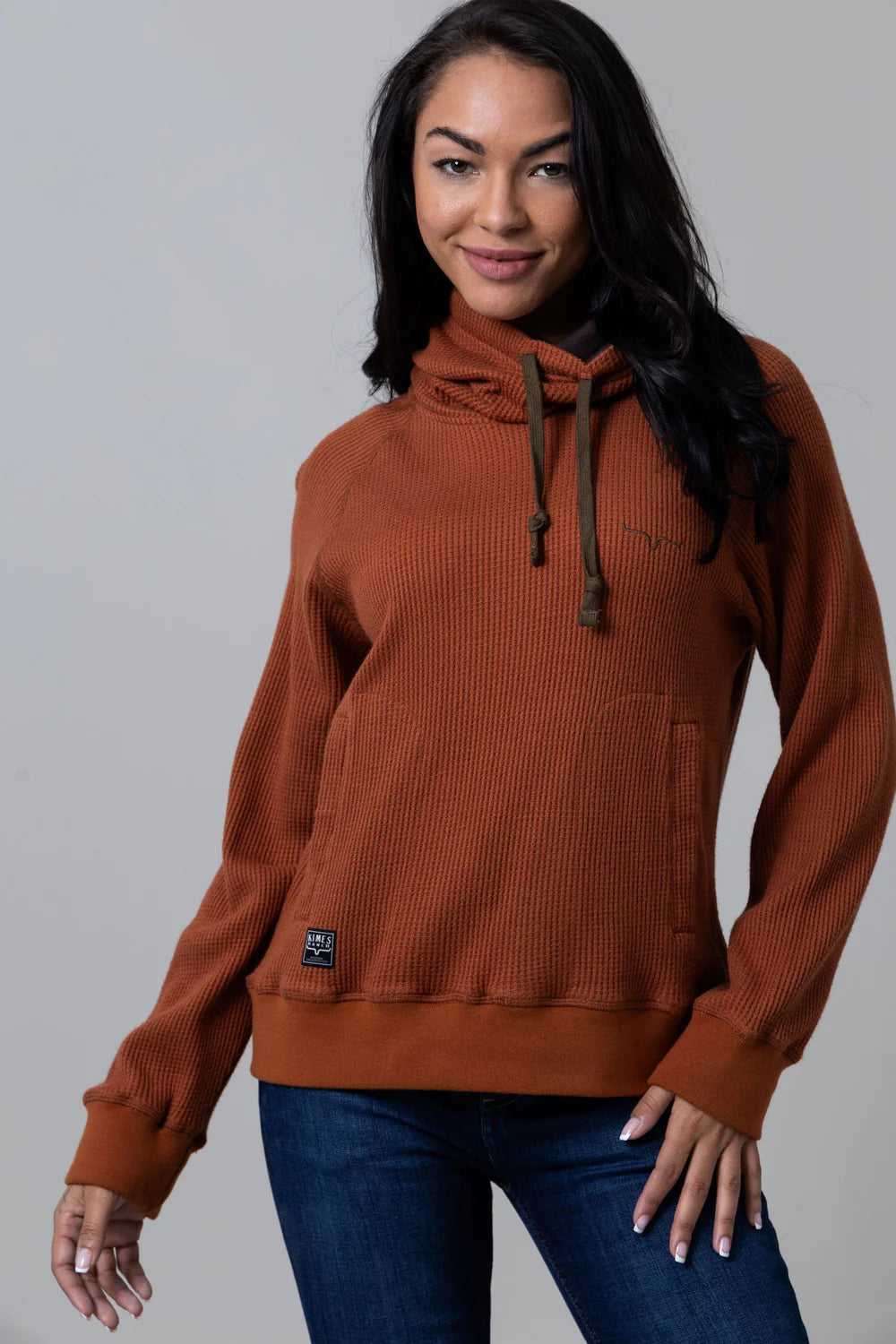 Kimes Ranch Women's Laguna Hoodie in Brown