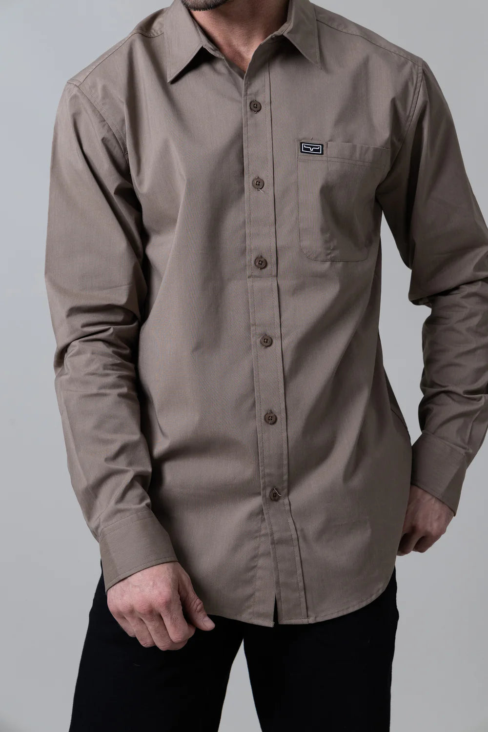Kimes Ranch Men's Linville Long Sleeve Button-Down Performance Western