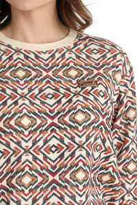 Cinch Women's Southwest Pullover Sweatshirt in Multi