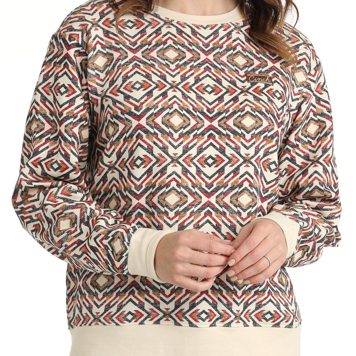 Cinch Women's Southwest Pullover Sweatshirt in Multi