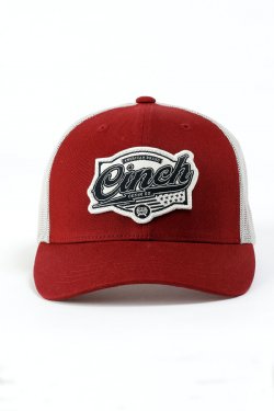 Cinch Men's Red Ball Cap