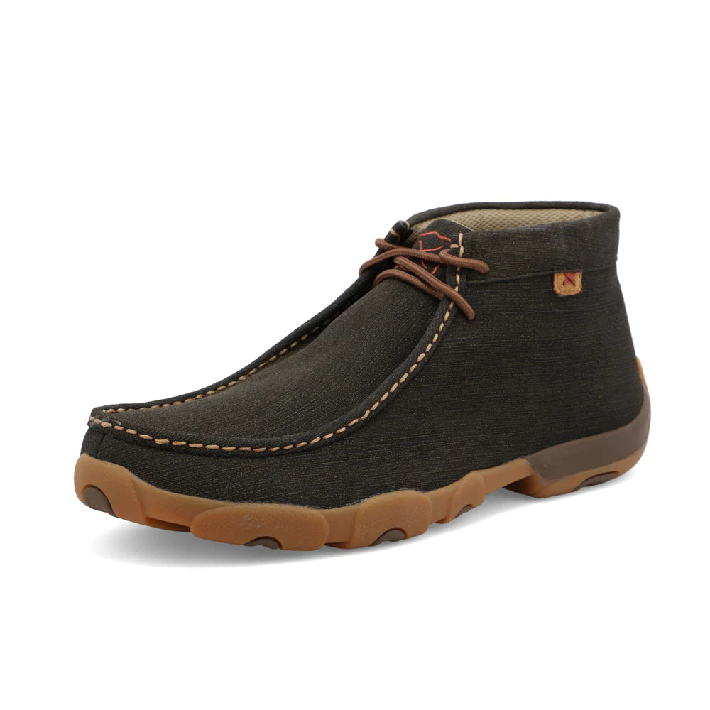 Twisted X Men's Chukka Driving Moc in Charcoal
