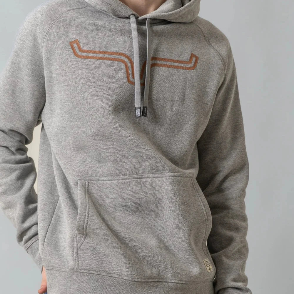 Kimes Ranch Men's Outlier Hoodie in Grey Heather