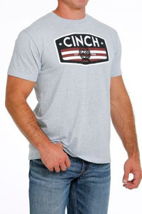 Cinch Men's Americana Graphic Logo T-Shirt in Light Blue