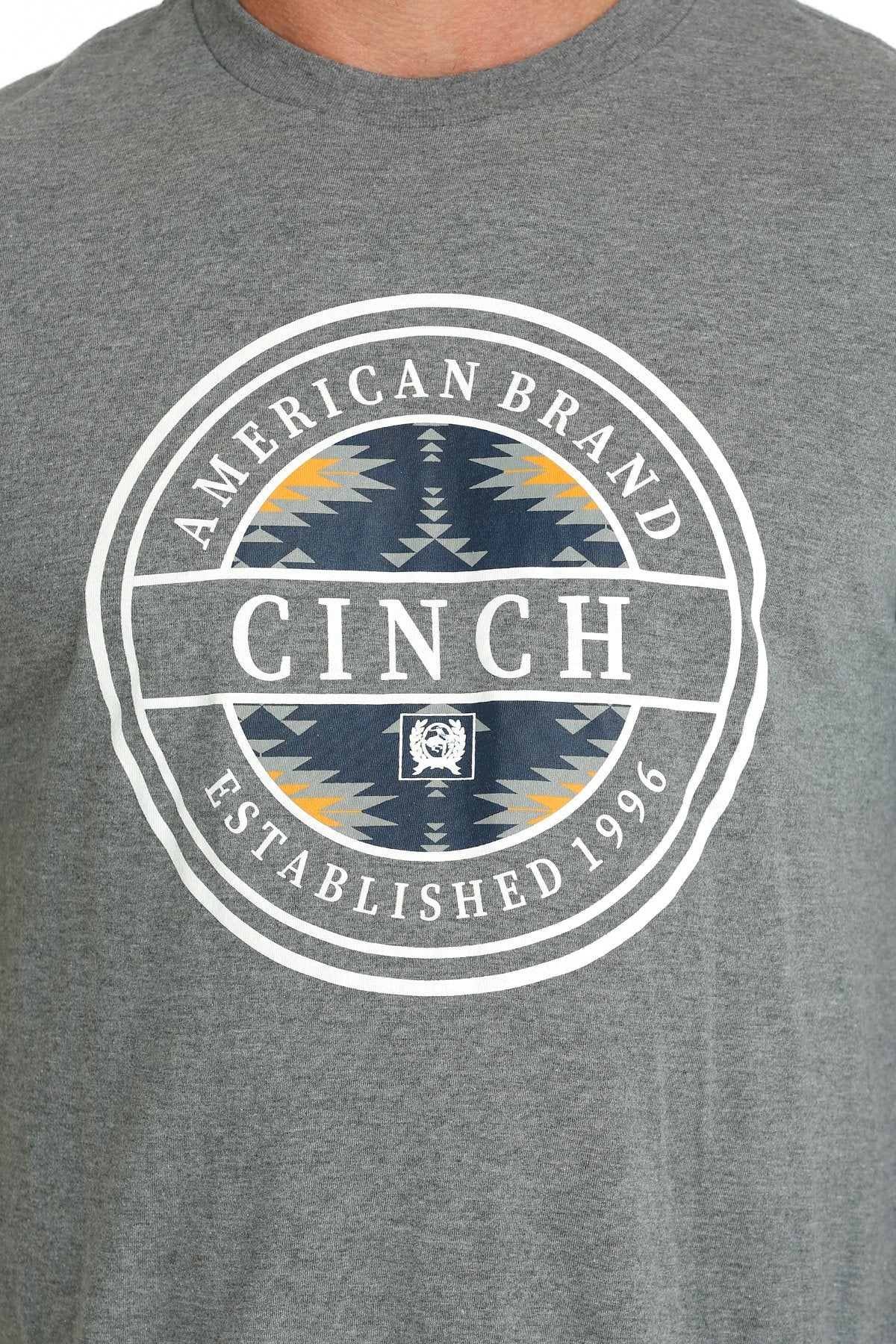 Cinch Men's American Brand Cinch T-Shirt in Gray