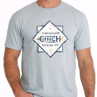 Cinch Men's American Cinch Denim Co. T-Shirt in Light Blue