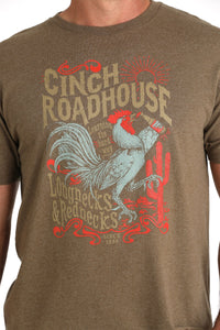 Cinch Men's "Roadhouse" Graphic T-Shirt in Brown