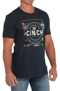 Cinch Men's Authentic Classic Graphic T-Shirt in Navy