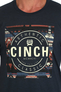 Cinch Men's Authentic Classic Graphic T-Shirt in Navy