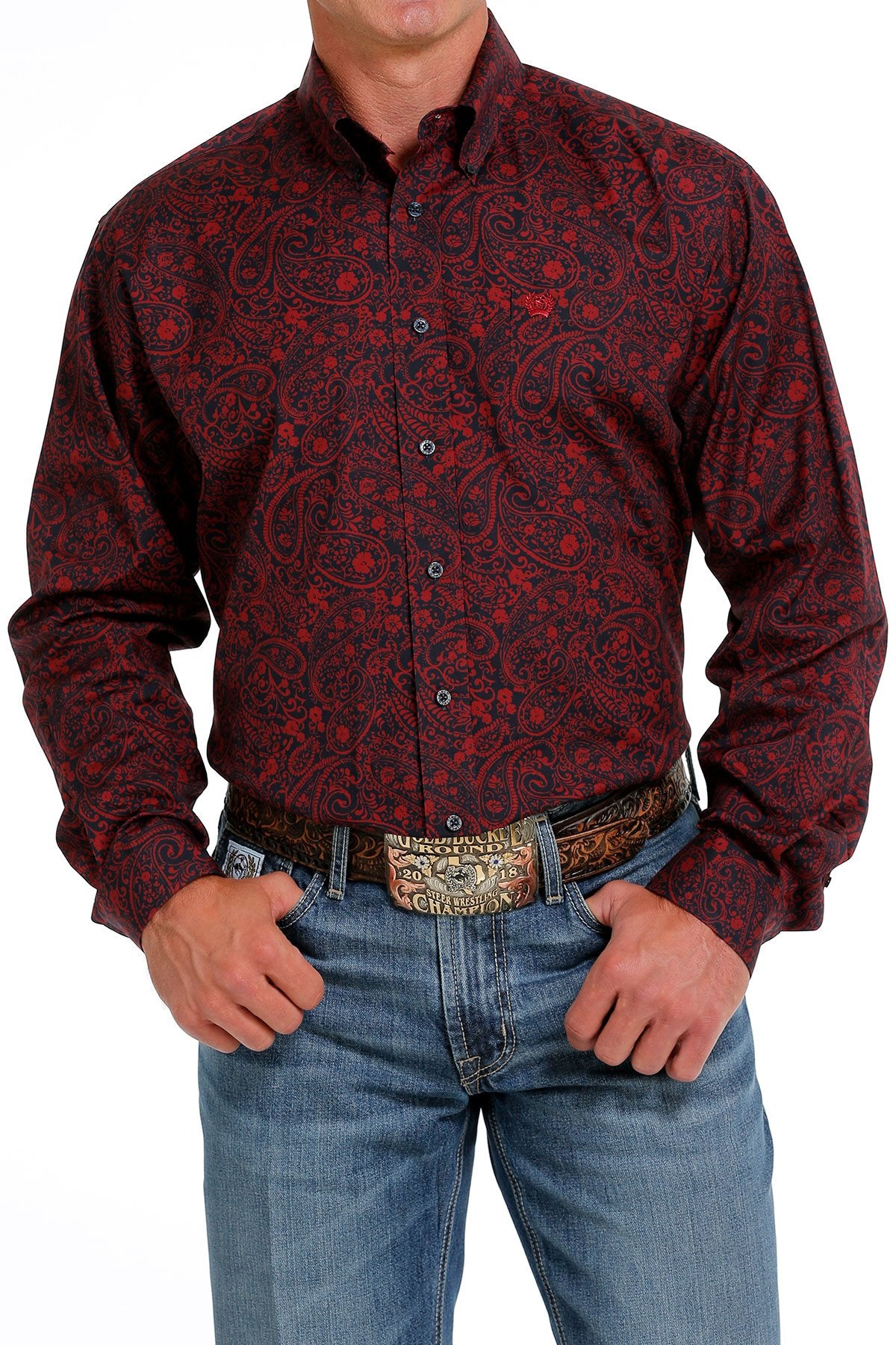 Cinch Men's Paisley Western Shirt