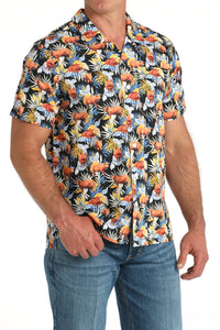 Cinch Men's Aloha Angus Short Sleeve Camp Shirt