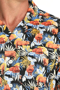 Cinch Men's Aloha Angus Short Sleeve Camp Shirt