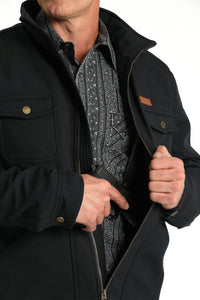 Cinch Men's Concealed Carry Bonded Jacket in Black