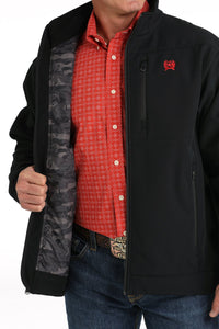 Cinch Men's Patriotic Logo Bonded Jacket in Black