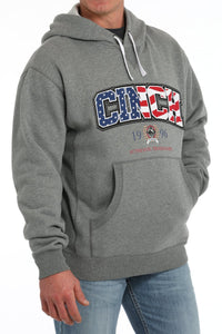 Cinch Men's Vintage Cinch 1996 Hoodie in Gray