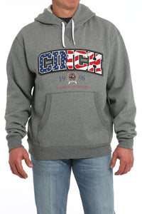 Cinch Men's Vintage Cinch 1996 Hoodie in Gray