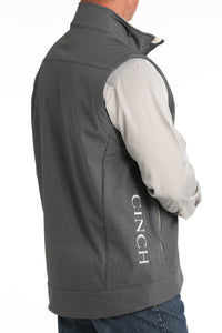 Cinch Men's Geometric Concealed Carry Bonded Vest in Gray