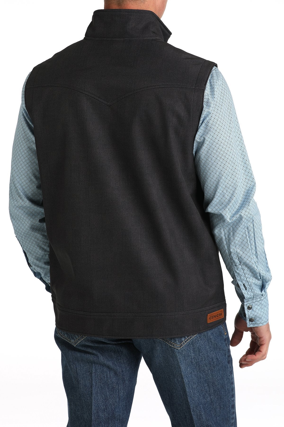 Cinch Men's Concealed Carry Bonded Vest in Charcoal