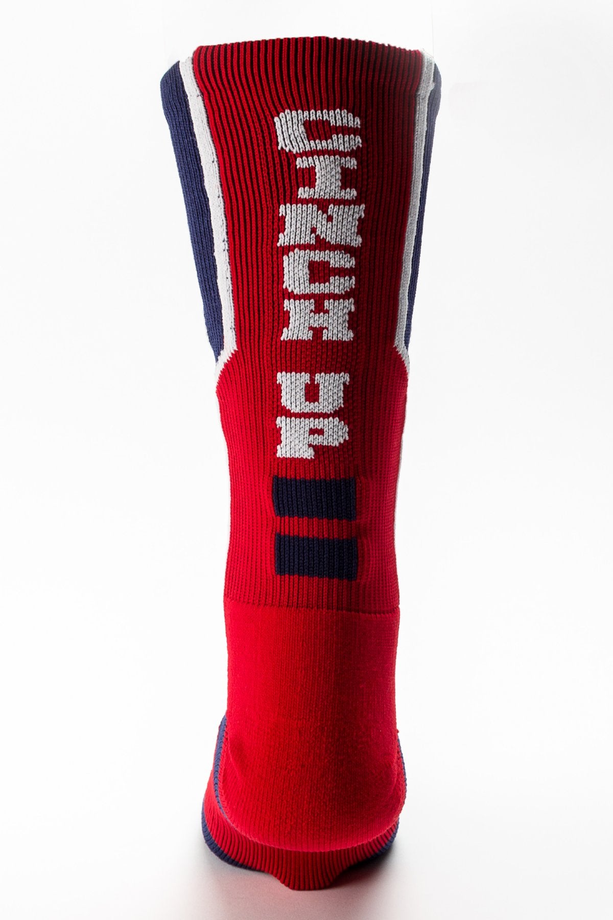 Cinch Men's Performance Crew Socks in Navy & Red