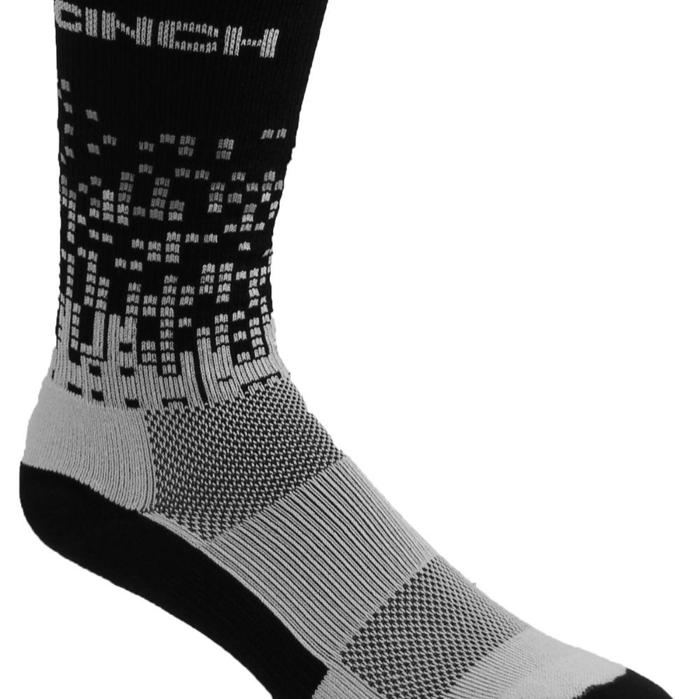 Cinch Men's Performance Crew Socks in Black & White