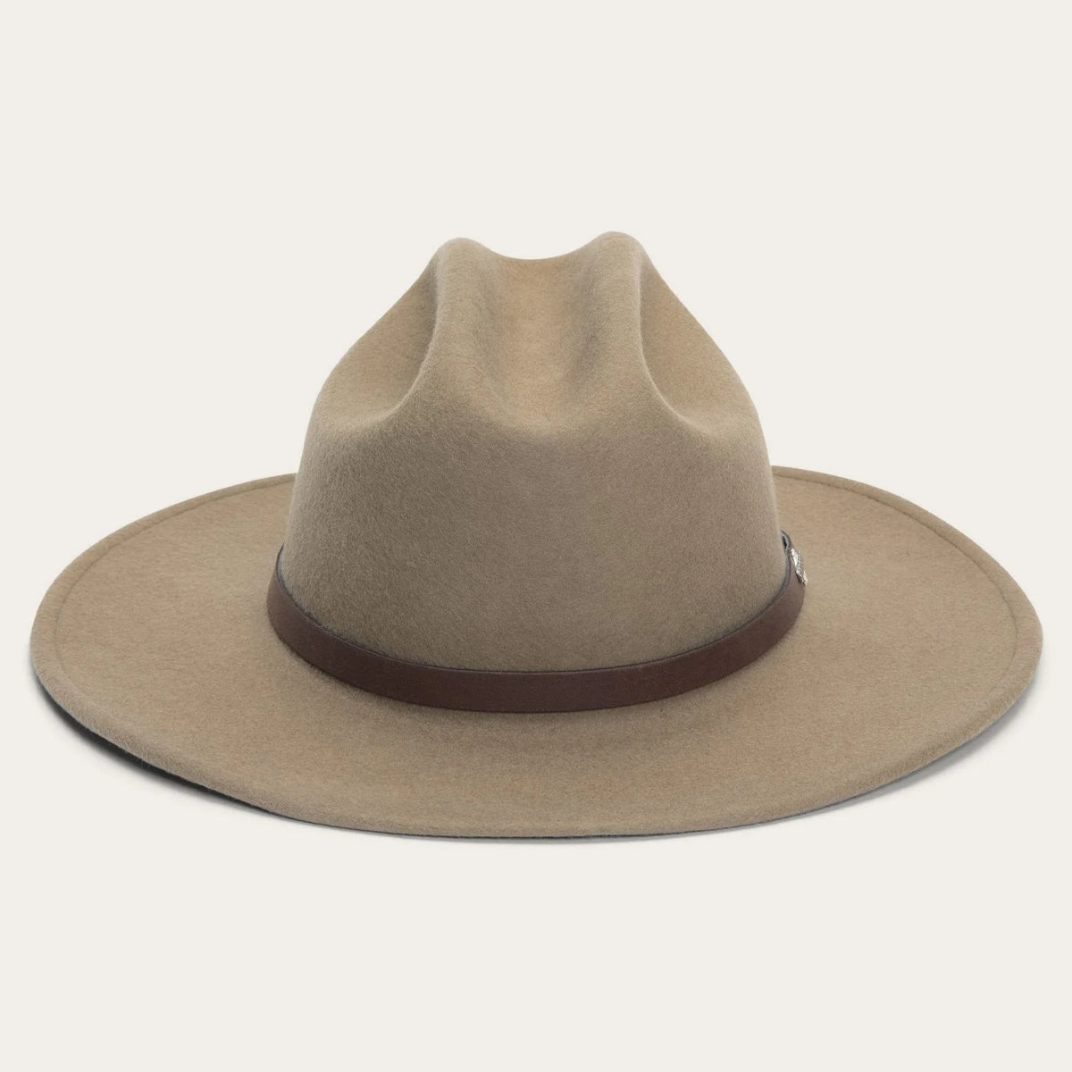 Stetson Route 66 Fur Felt Crushable Western Hat in Mushroom