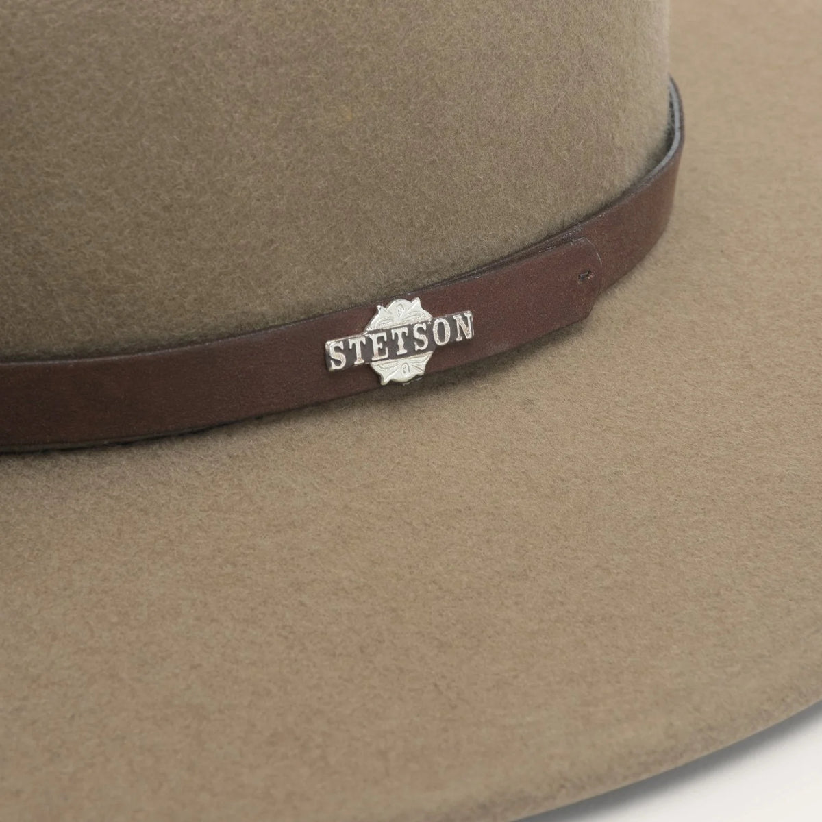 Stetson Route 66 Fur Felt Crushable Western Hat in Mushroom