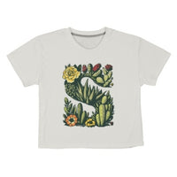 Sendero Provisions Co. Women's Desert Mark Boxy Tee in Vintage White