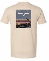 Kimes Ranch Scottsdale Sunset T-Shirt in Cream