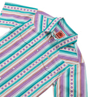 Sendero Provisions Co. Men's S/S Serape Pearl Snap Shirt in Spring Sage