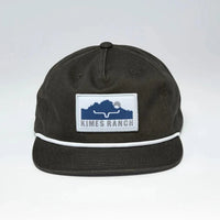 Kimes Ranch Kick Back Rope Trucker Cap in Army