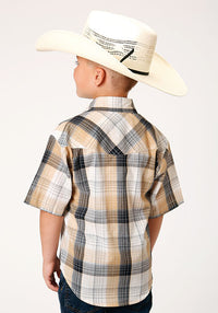 Roper Boy's Classic Short Sleeve Western Snap Shirt