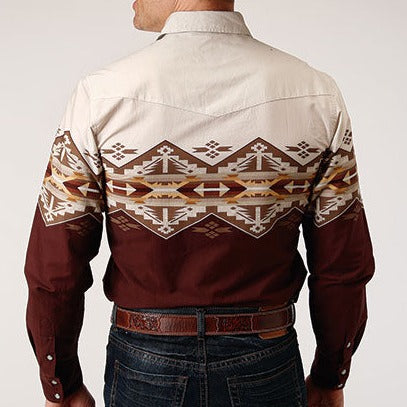 Roper Men's Arizona Aztec Western Shirt