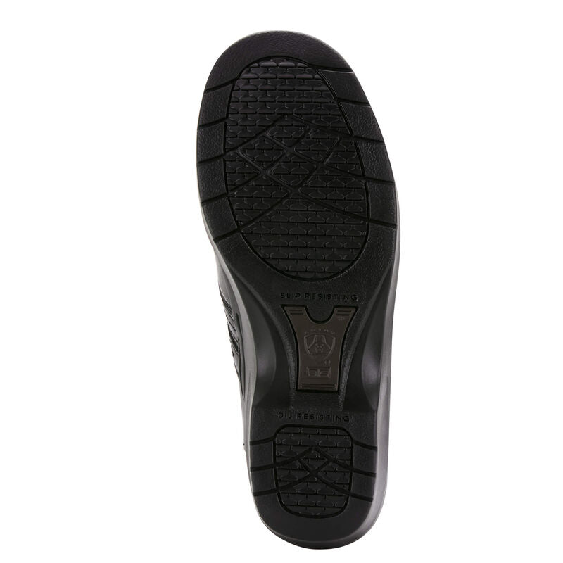 Ariat Women's Safety Clog Steel Toe- Black