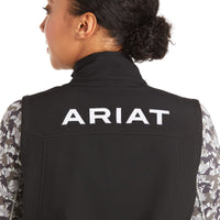 Ariat Women's Logo 2.0 Softshell Vest - Black (Available in Regular and Plus Sizes)