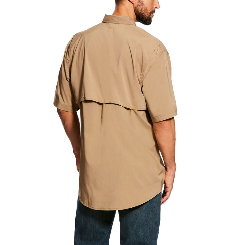 Ariat Men's Rebar Made Tough VentTEK Work Shirt- Khaki