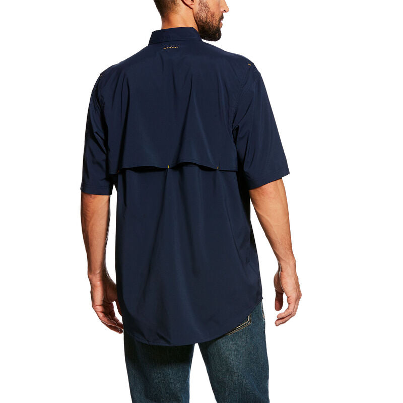 Ariat Men's Rebar Made Tough VentTEK Work Shirt- Navy