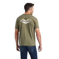 Ariat Men's Hexafill T-Shirt- Military Heather