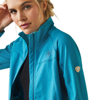 Ariat Women's Agile Softshell Jacket- Mosaic Blue