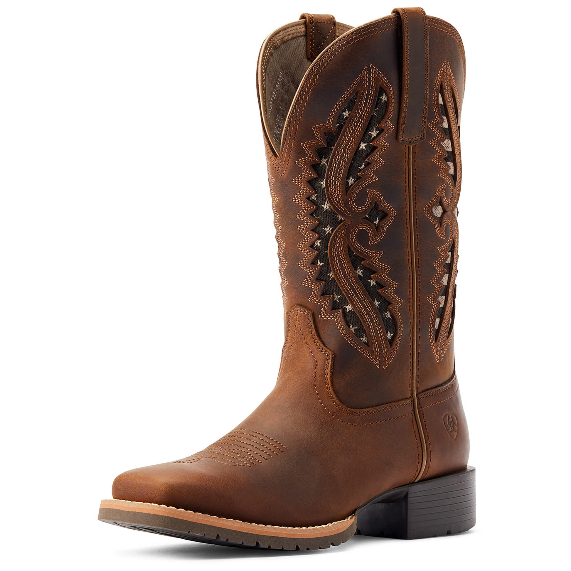 Ariat hybrid shop rancher distressed brown